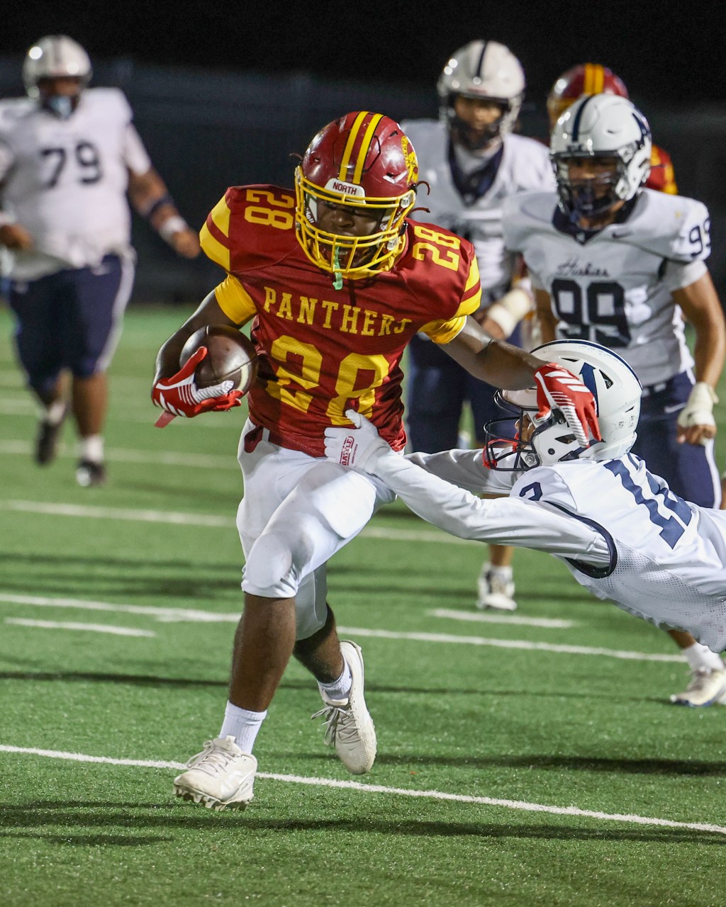 Edmond North receiver sets school record in win over&nbsp;Panthers
